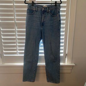 Madewell Brand "The Perfect Vintage Straight Jean" Size 29